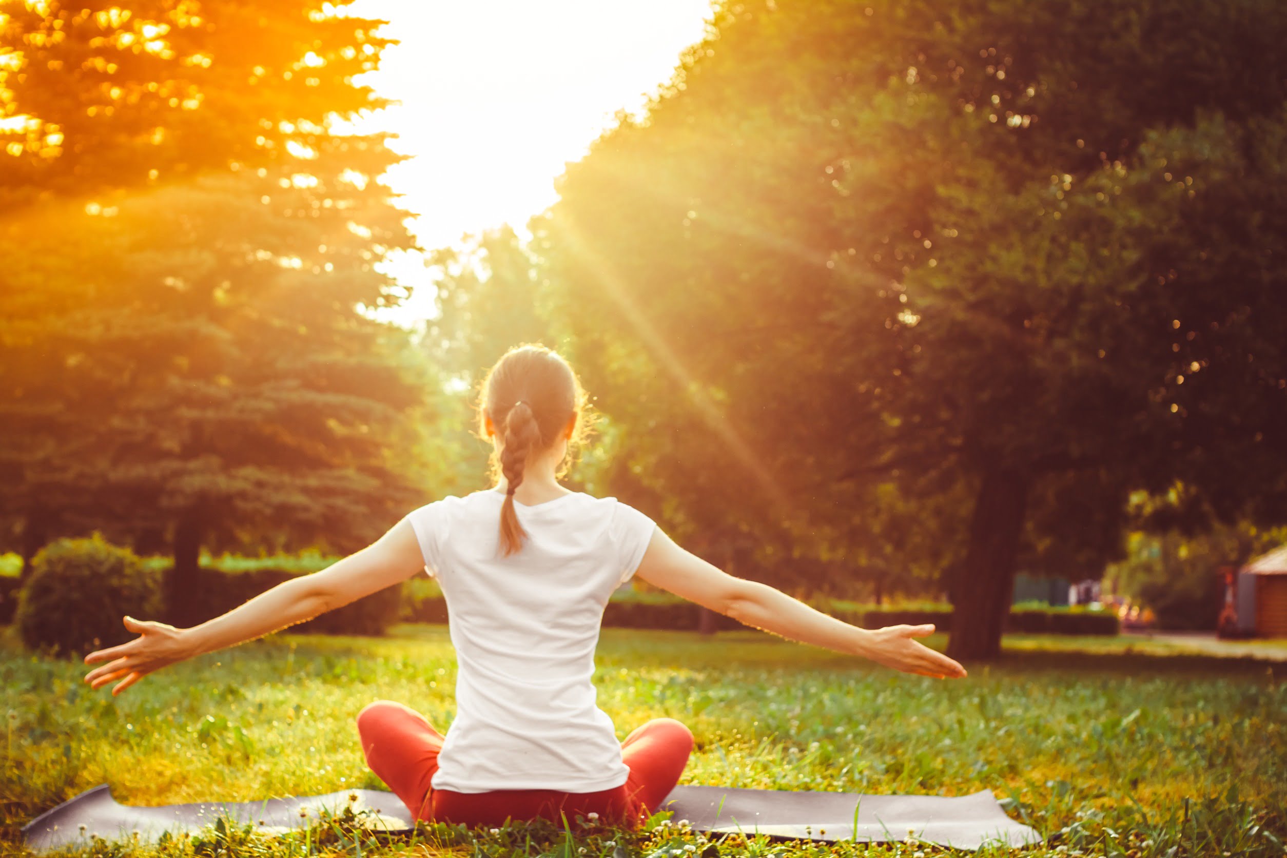 Woman doing Yoga